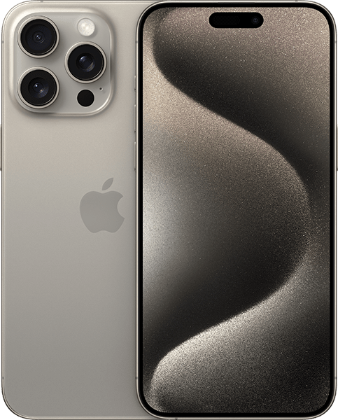 Apple iPhone 15 Pro Max in Natural Titanium | Spectrum Mobile